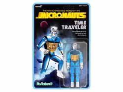 Micronauts ReAction+ Wave 03 Time Traveler (Translucent Blue) Action Figure