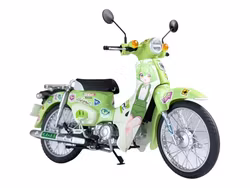 Tohoku Zunko Project Honda Super Cub (Zundamon Edition) 1/12 Scale Model Kit