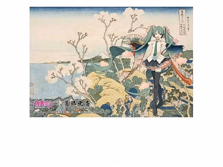 Hatsune Miku x Katsushika Hokusai iXima Postcard Set