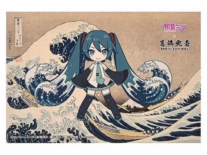 Hatsune Miku x Katsushika Hokusai iXima Postcard Set