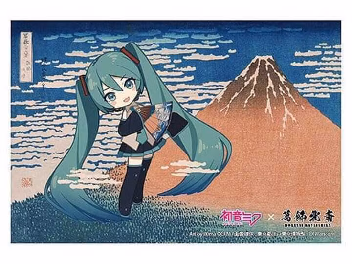 Hatsune Miku x Katsushika Hokusai iXima Postcard Set