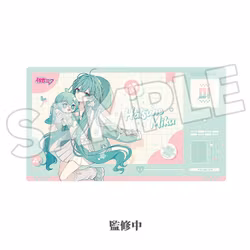 Hatsune Miku Miku Hug Series Desk Mat: Flower Ver.
