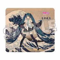 Hatsune Miku x Katsushika Hokusai iXima Mousepad (The Great Wave off Kanagawa)
