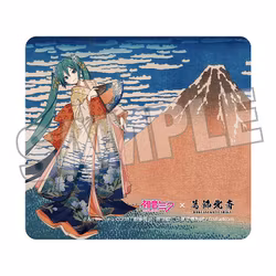 Hatsune Miku x Katsushika Hokusai iXima Mousepad (Fine Wind, Clear Morning)