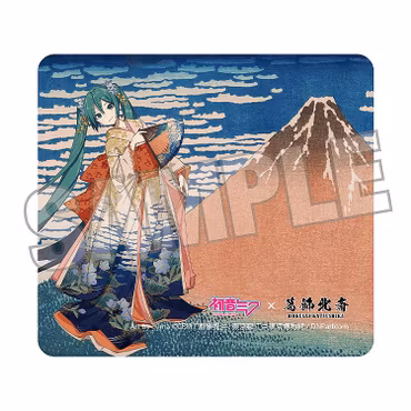Hatsune Miku x Katsushika Hokusai iXima Mousepad (Fine Wind, Clear Morning)