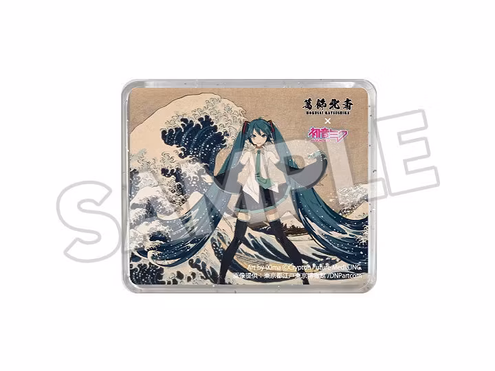 Katsushika Hokusai x Hatsune Miku 3D Magnet: Thirty-six Views of Mount Fuji (The Great Wave off Kanagawa)
