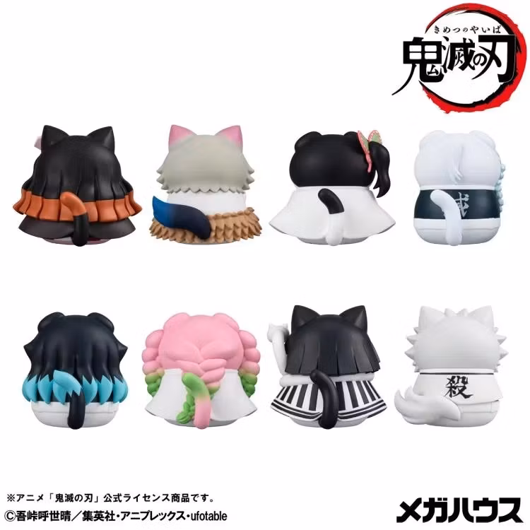 Demon Slayer: Kimetsu no Yaiba Mega Cat Project Demon Slayer Fortune Cats (Ver. 02) Box of 8 Random Figures