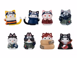 Naruto Nyaruto! Mega Cat Project Cats of Konoha Village Reboot Box of 8 Random Figures