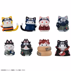 Naruto Nyaruto! Mega Cat Project Cats of Konoha Village Reboot Box of 8 Random Figures