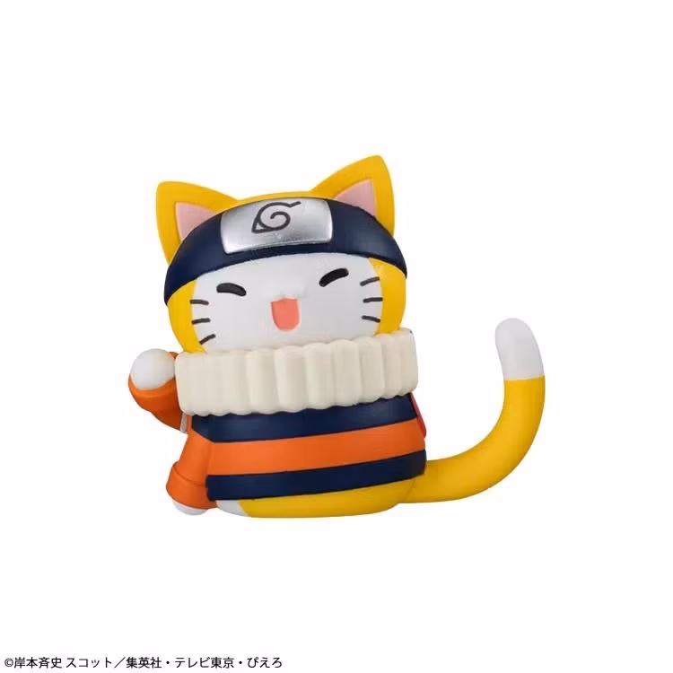 Naruto Nyaruto! Mega Cat Project Cats of Konoha Village Reboot Box of 8 Random Figures
