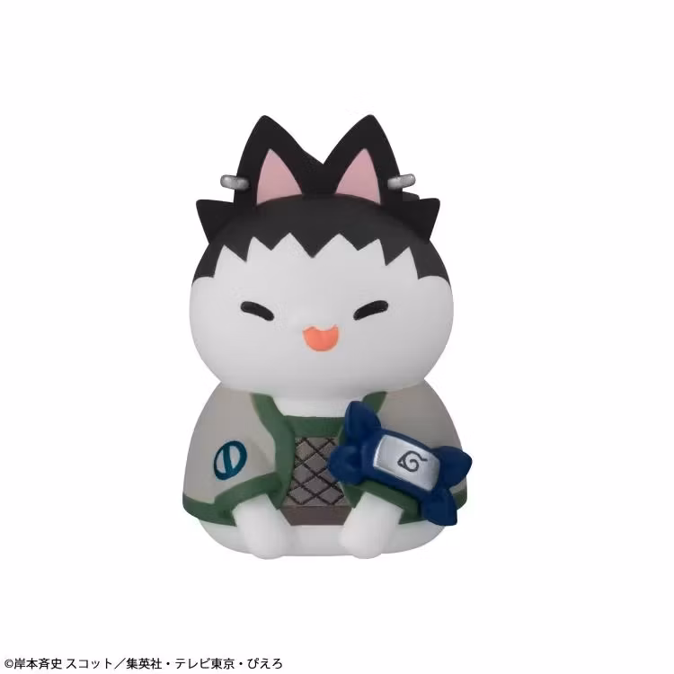 Naruto Nyaruto! Mega Cat Project Cats of Konoha Village Reboot Box of 8 Random Figures
