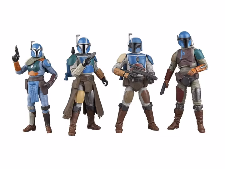 Star Wars The Mandalorian Vintage Collection Action Figure 4-Pack Mandalorian Shriek-Hawk