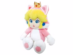 Super Mario Plush Figure Cat Peach