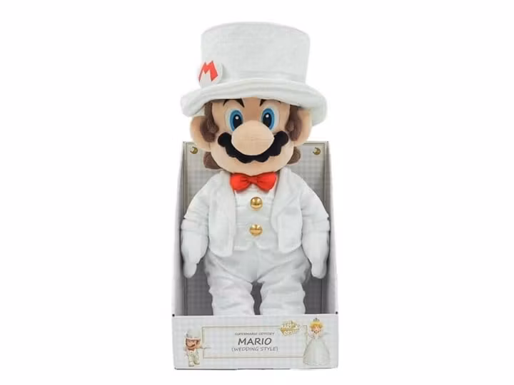 Super Mario Plush Figure Mario Wedding