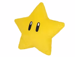 Super Mario Plush Figure Super Star