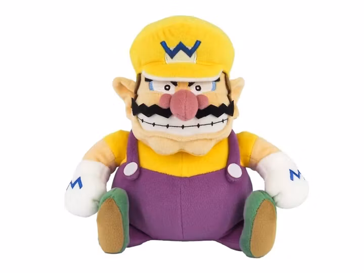 Super Mario Plush Figure Wario
