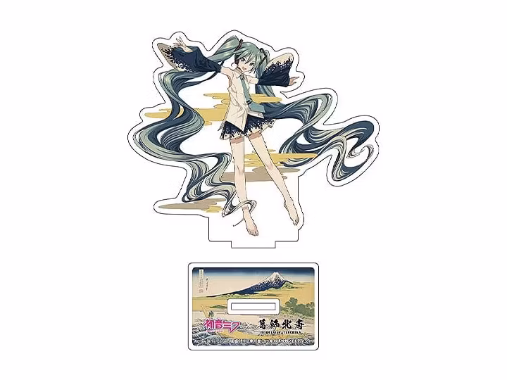 Hatsune Miku x Katsushika Hokusai iXima Die-Cut Acrylic Stand (A Sketch of Tago Bay at Ejiri on the Tokaido)