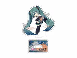 Hatsune Miku x Katsushika Hokusai iXima Die-Cut Acrylic Stand (Fine Wind, Clear Morning) (Chibi Character)