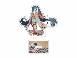 Hatsune Miku x Katsushika Hokusai iXima Die-Cut Acrylic Stand (The Great Wave off Kanagawa) (Kimono)