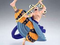 One Piece Cross Posing Enel Figure