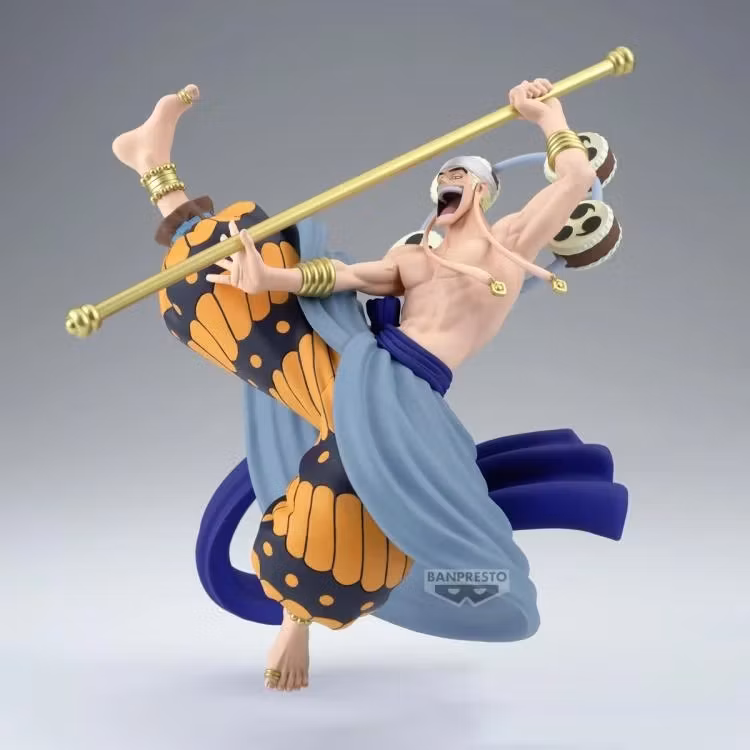One Piece Cross Posing Enel Figure
