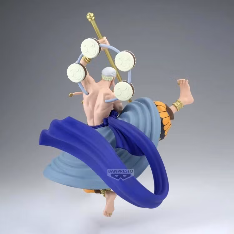 One Piece Cross Posing Enel Figure