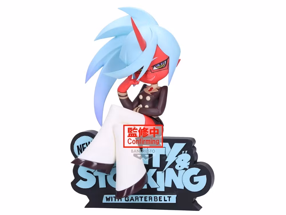 New Panty & Stocking with Garterbelt Monitor Top Figure Kneesocks