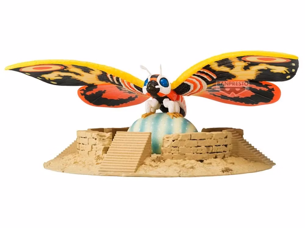 Rebirth of Mothra (1996) Toho Monster Series Art Vignette Mothra Figure