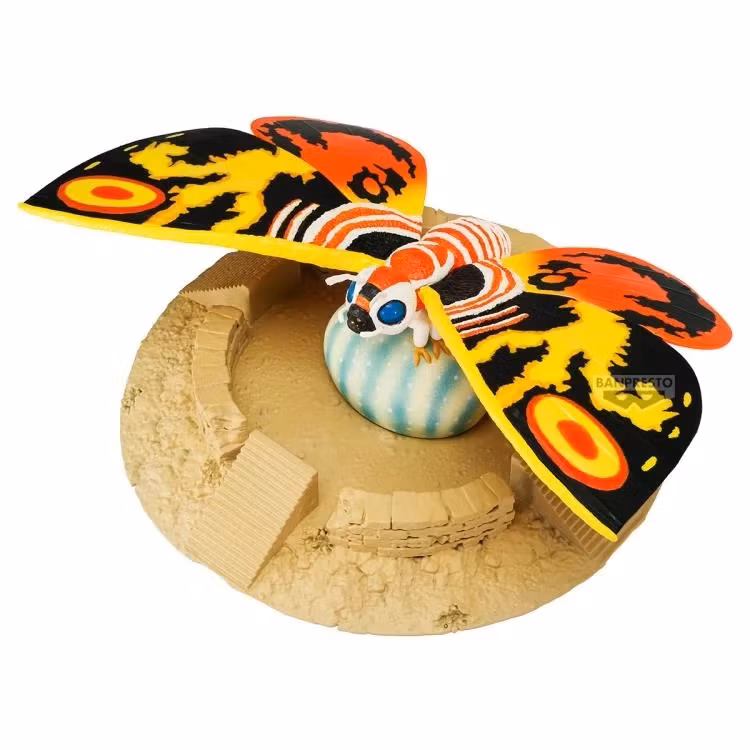 Rebirth of Mothra (1996) Toho Monster Series Art Vignette Mothra Figure