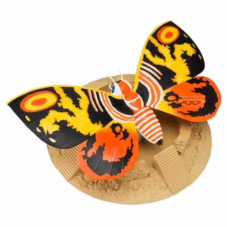 Rebirth of Mothra (1996) Toho Monster Series Art Vignette Mothra Figure