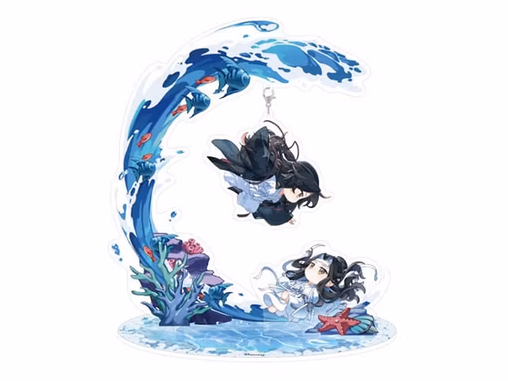 Grandmaster of Demonic Cultivation Acrylic Diorama Wei Wuxian & Lan Wangji Zhao Xi Chi Ver.