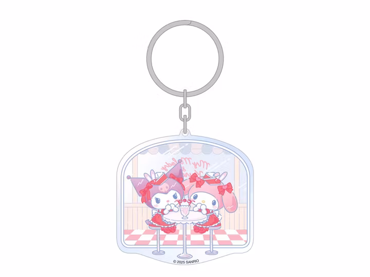 Sanrio Acrylic Keychain Hello Kitty & Friends American Diner