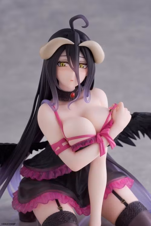Overlord Desktop Cute Albedo (Negligee Ver.) Figure