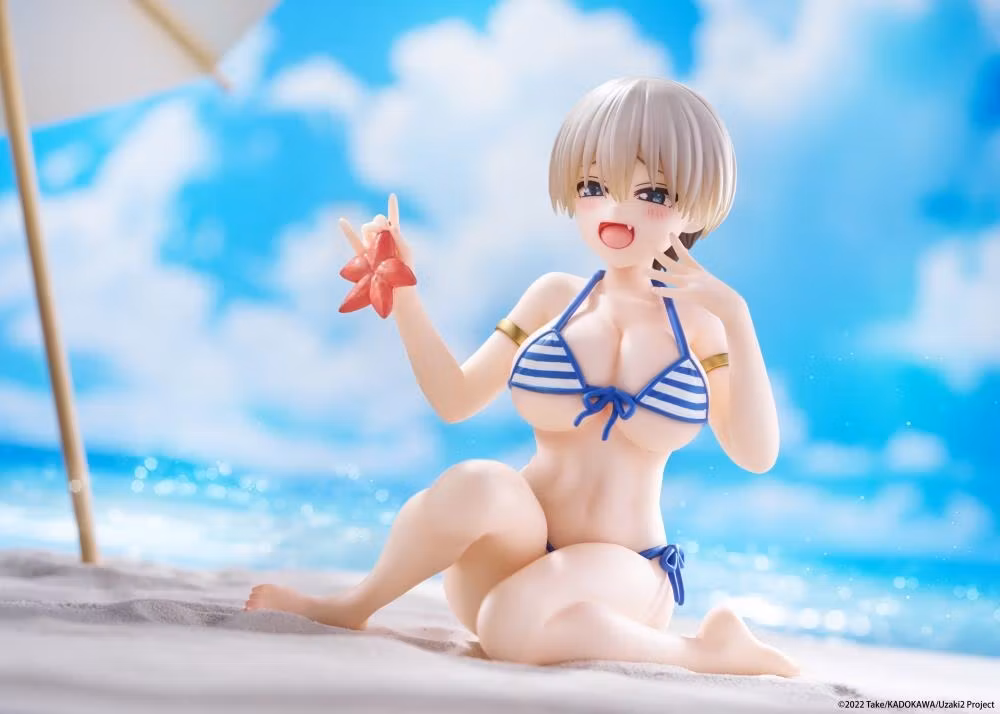 Uzaki-chan Wants to Hang Out! Desktop Cute Hana Uzaki (Swimwear Ver.) Figure