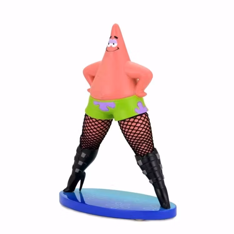 SpongeBob SquarePants Goofy Goober Rock Patrick Star in Fishnets 6" Art Figure