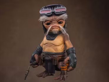 Star Wars: The Mandalorian and Grogu LMS017 Anzellan Droidsmith Life-Size Collectible Figure