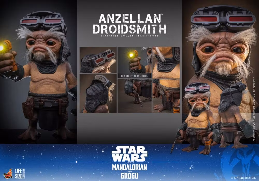 Star Wars: The Mandalorian and Grogu LMS017 Anzellan Droidsmith Life-Size Collectible Figure