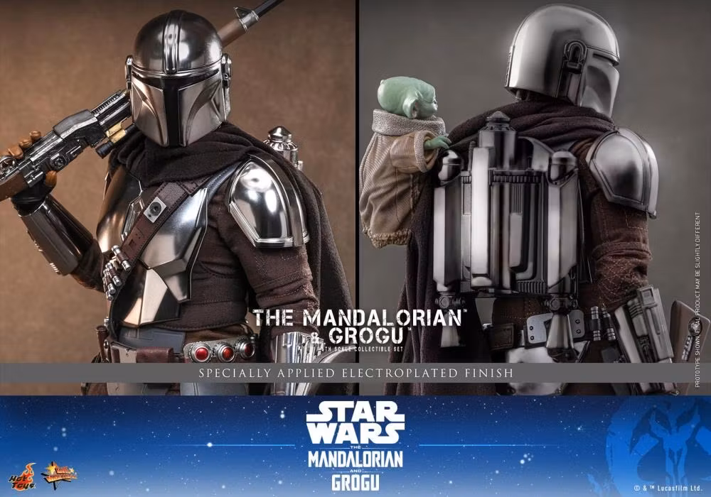 Star Wars: The Mandalorian and Grogu MMS871 The Mandalorian and Grogu (Collector Ver.) 1/6th Scale Collectible Figure Set