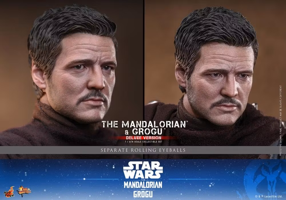 Star Wars: The Mandalorian and Grogu MMS872 The Mandalorian and Grogu (Deluxe Ver.) 1/6th Scale Collectible Figure Set