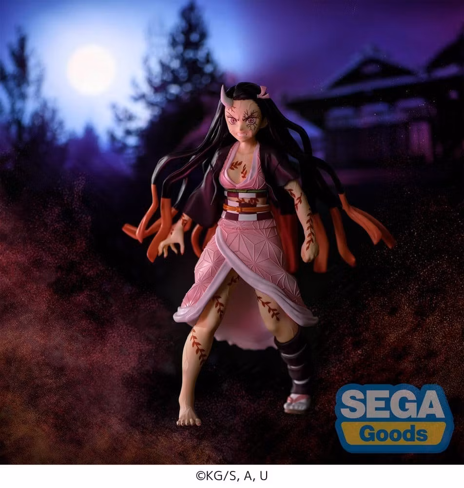 Demon Slayer: Kimetsu no Yaiba FiGURiZMa Nezuko Kamado (Demon Form Advancing Ver.) Figure (Rerelease)