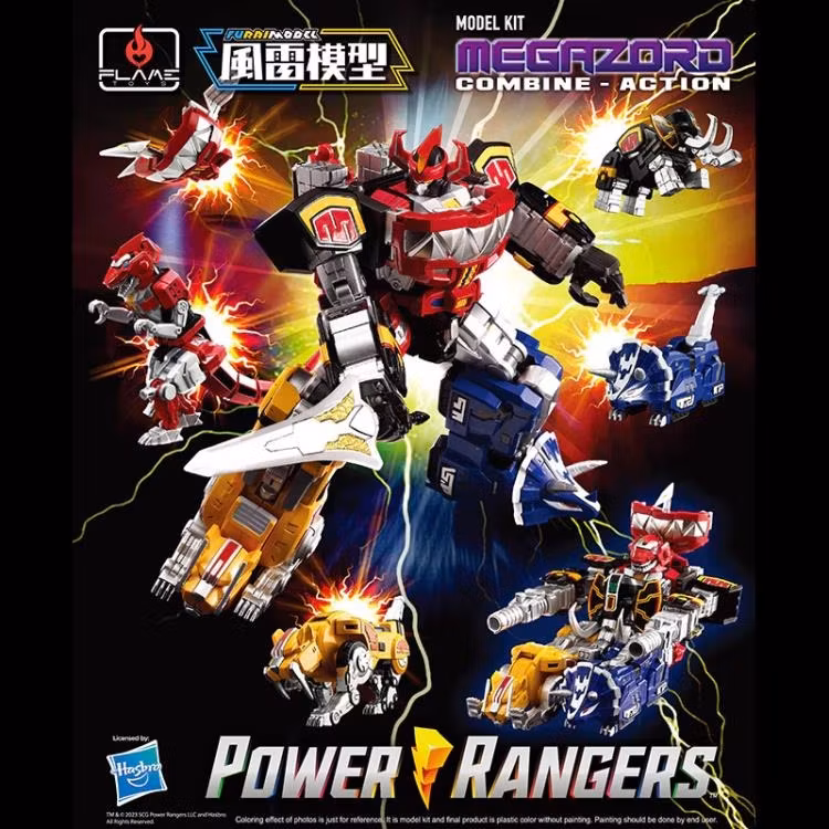 Mighty Morphin Power Rangers Furai Megazord Model Kit (Rerelease)