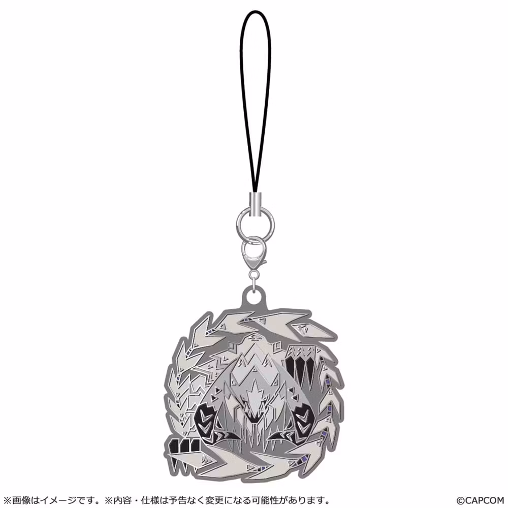 Monster Hunter Wilds Metal Keychain Monster Icon Set