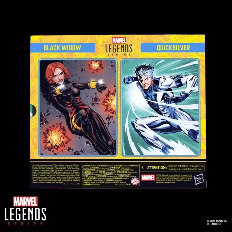 Avengers Marvel Legends Black Widow & Quicksilver Action Figure Two-Pack