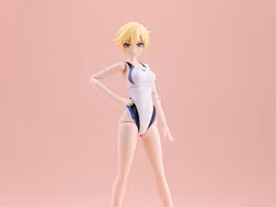 Sousai Shoujo Teien Rui Saotome (Touou High School Competitive Swimsuit) (Dreaming Style White Dolphin) 1/10 Scale Model Kit