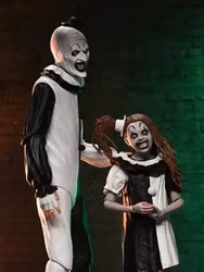 Terrifier 2 Ultimate Art the Clown & Little Pale Girl Action Figure Two-Pack
