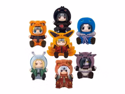 Naruto Cute Beasts Box of 6 Random Plush Figures
