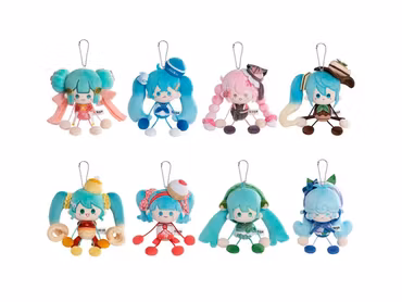 Vocaloid Hatsune Miku Box of 8 Random Plush Figures