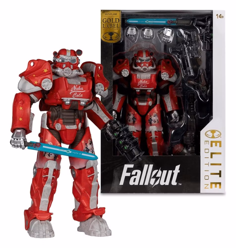 Fallout McFarlane Elite Edition Fallout 76 Nuka Cola T-60 (Gold Label) Action Figure