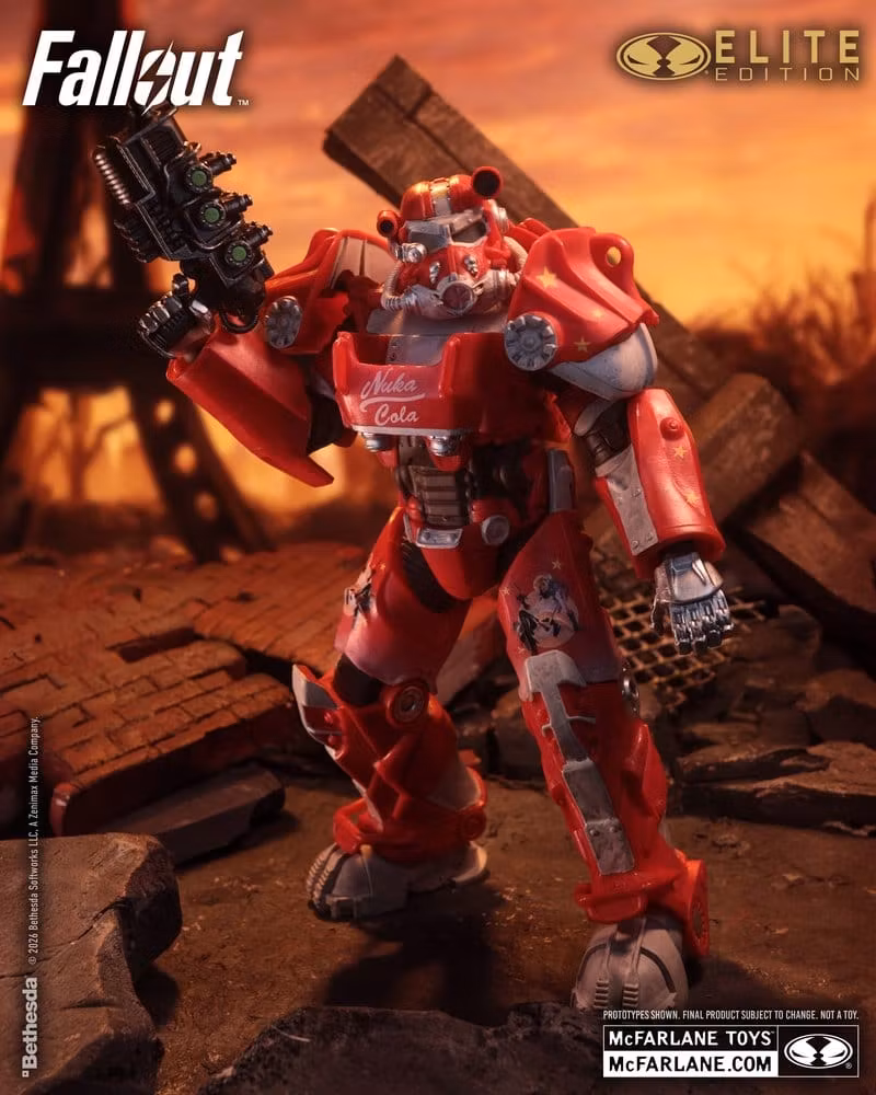 Fallout McFarlane Elite Edition Fallout 76 Nuka Cola T-60 (Gold Label) Action Figure