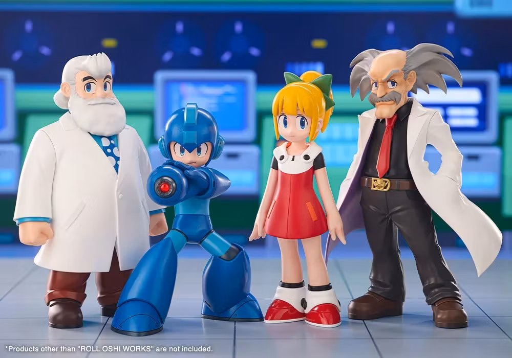 Mega Man 11 Oshi Works Roll Figure